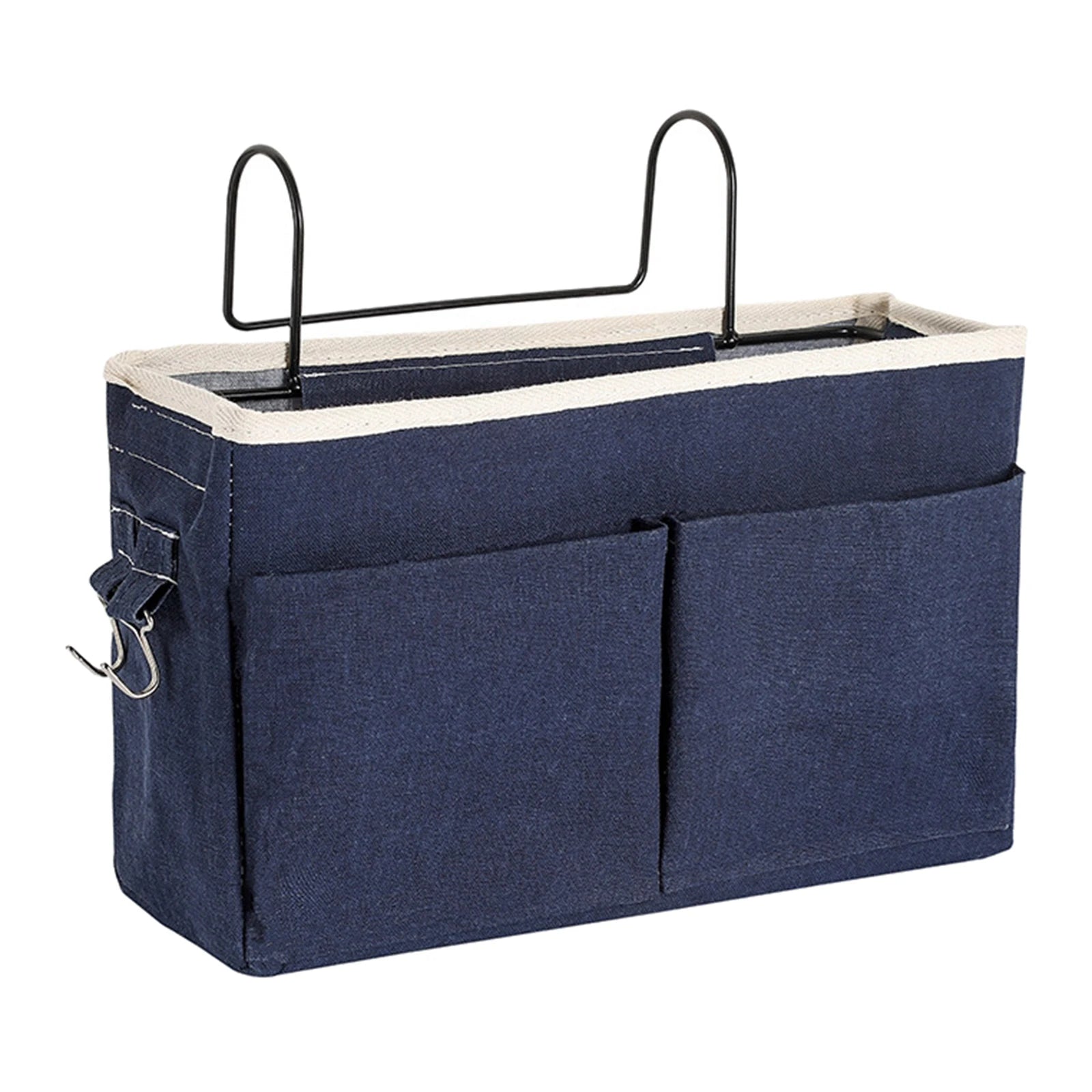 Bedside Caddying Bed Organizer Storage Bag Pocket for Dorm Rooms Rails Bedroom Dorm Kitchen Organization Storage Bag