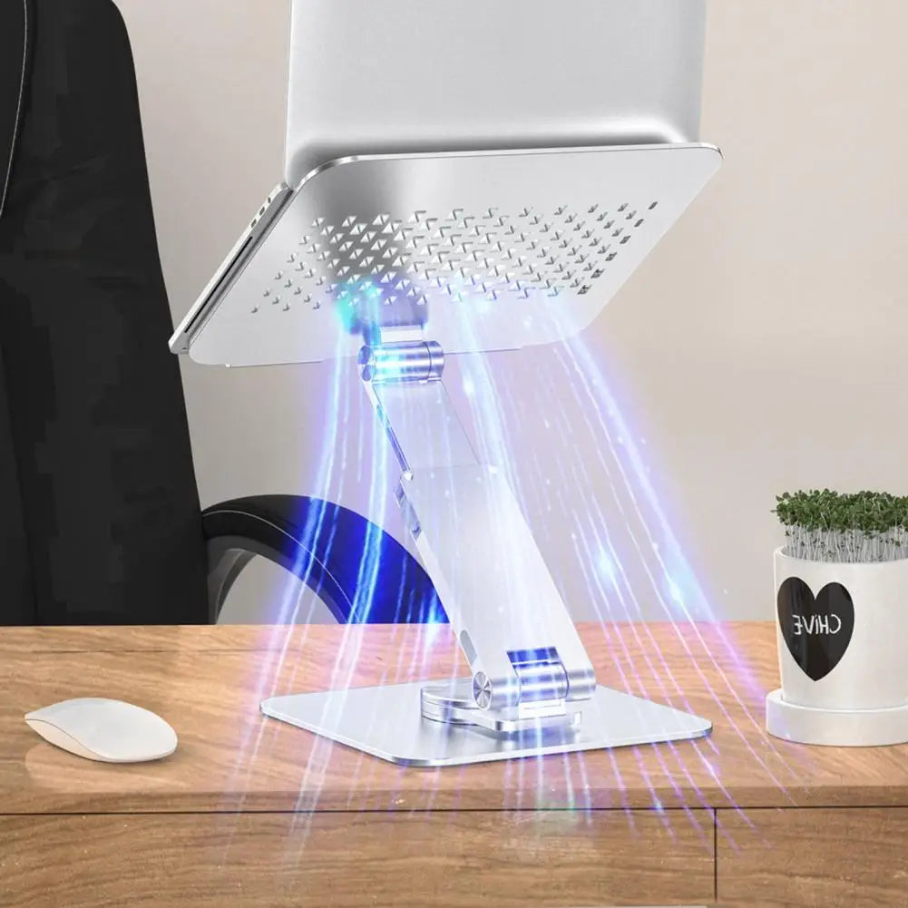 Adjustable Laptop Stand Adjustable Aluminum Laptop Stand with 360-degree Rotation Heat Dissipation for Notebook Phone Tablet