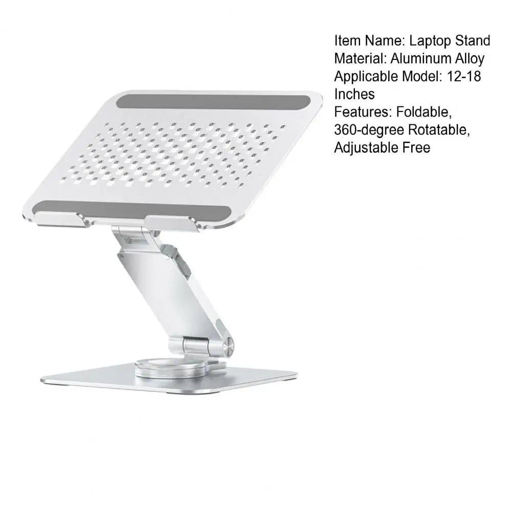 Adjustable Laptop Stand Adjustable Aluminum Laptop Stand with 360-degree Rotation Heat Dissipation for Notebook Phone Tablet