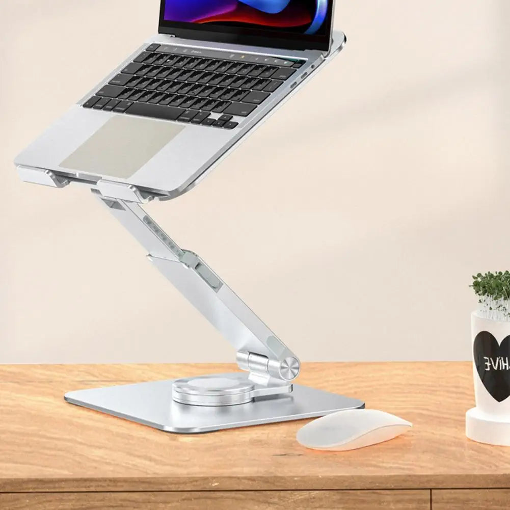 Adjustable Laptop Stand Adjustable Aluminum Laptop Stand with 360-degree Rotation Heat Dissipation for Notebook Phone Tablet